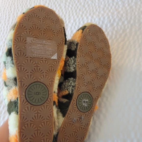 UGG Fluff Yeah Camo Slides Slippers New - Picture 8 of 9